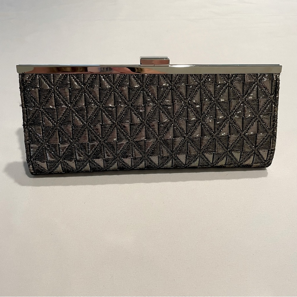 Style & Co. Pewter Clutch Purse
